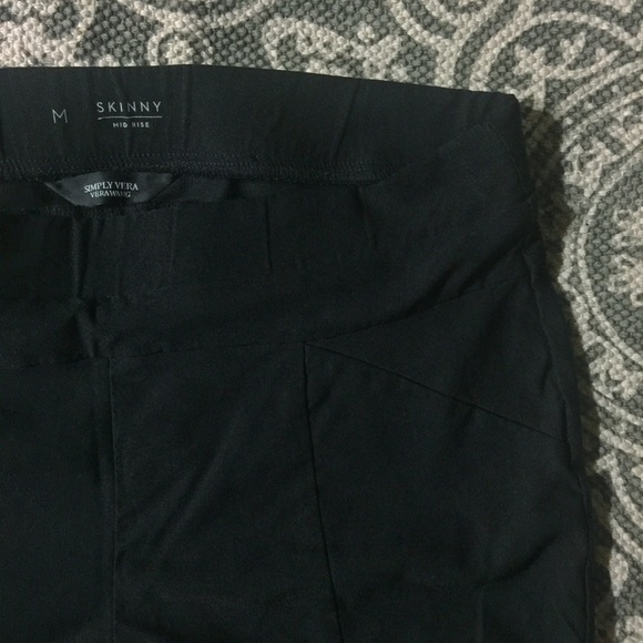 simply vera vera wang skinny mid rise pants